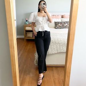 Ciao Lucia Ezio Top White Cotton